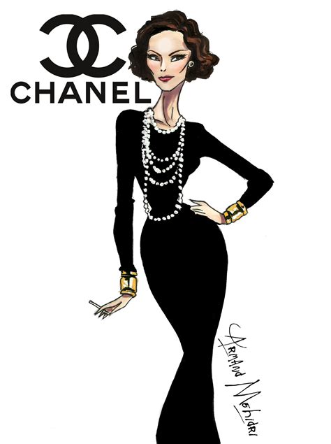 dessin de coco chanel|que représente Coco Chanel.